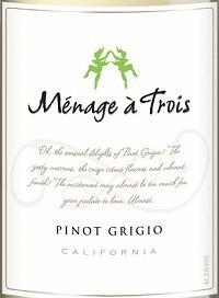 Folie  Deux - Menage A Trois Pinot Grigio NV (750ml) (750ml)