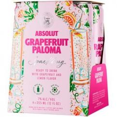 Absolut Grapefruit Paloma 4pk/355ml (4 pack cans) (4 pack cans)