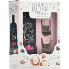Tequila Rose Strawberry Cream Gift Set 750ml (750ml) (750ml)