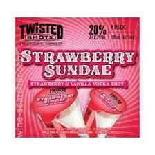 Twisted Strawb Shortcake 4pk (4 pack cans) (4 pack cans)