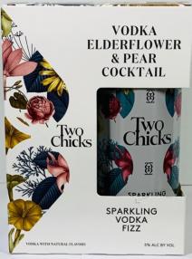 Two Chicks Elderflower & Pear Vodka Fizz 4pk Cans (4 pack cans) (4 pack cans)