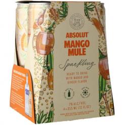 Absolut Mango Mule 4pk/355ml (4 pack cans) (4 pack cans)