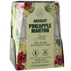 Absolut Pineapple Martini 4pk/355ml (4 pack cans) (4 pack cans)