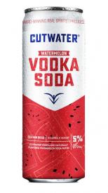Cutwater Watermelon Vodka Soda (Slim Can) (4 pack cans) (4 pack cans)