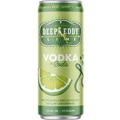 Deep Eddy Lime Vodka Soda Cans 4pk (4 pack cans) (4 pack cans)