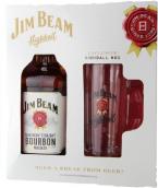 Jim Beam (High Ball Glass) Gift Set Bourbon 750ml 0 (750)